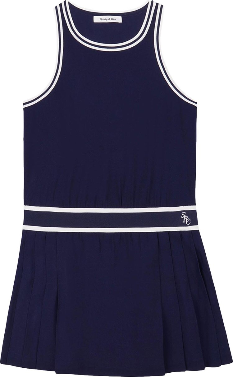 Sporty  Rich SRC Phoebe Dress Navy