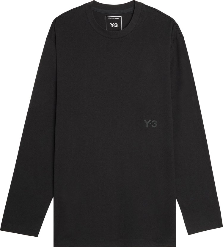 Y 3 Long Sleeve Tee Black