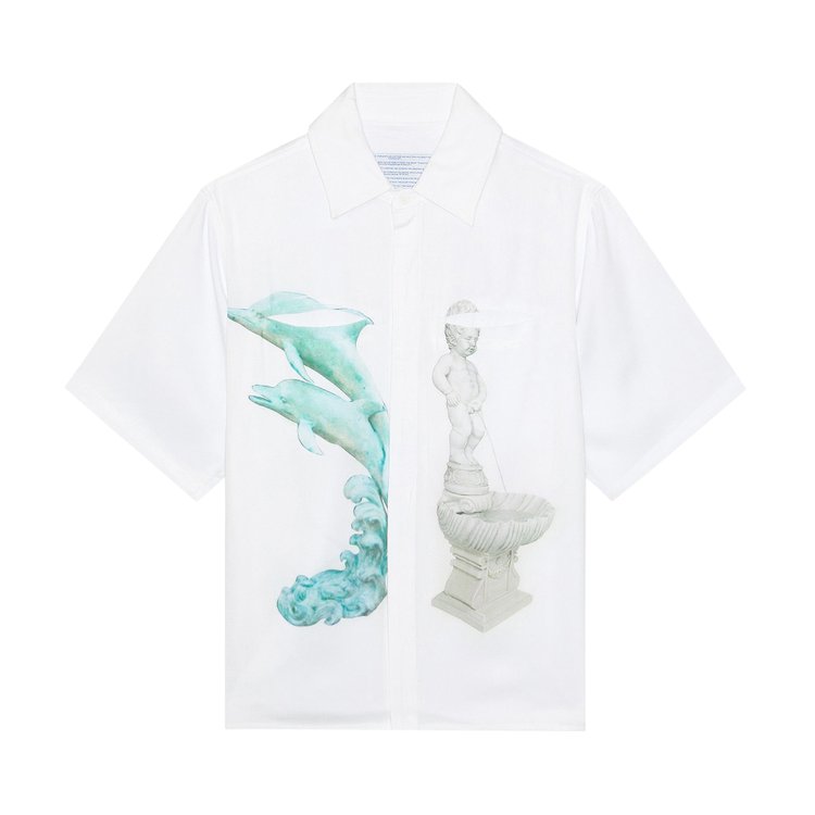 Jungles Ornaments Button Up White