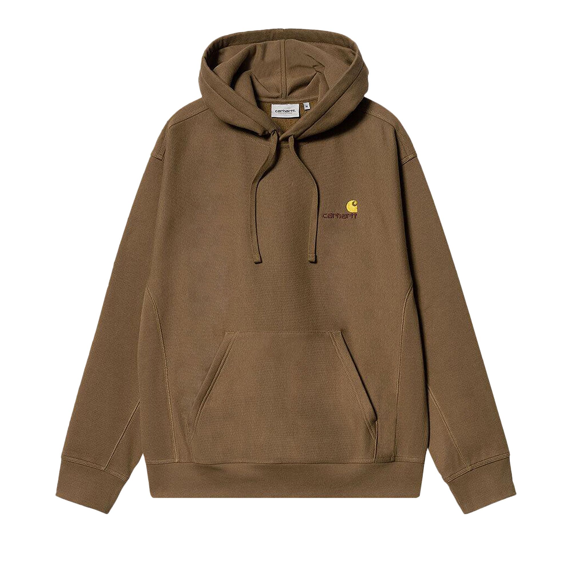 Buy Carhartt WIP American Script Hoodie Lumber I028279 LUMB GOAT CA