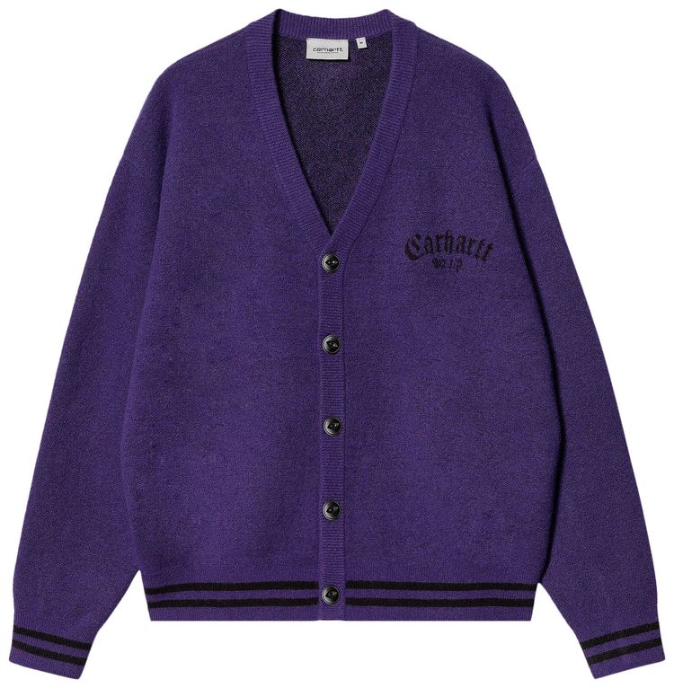 Carhartt WIP Onyx Cardigan TyrianBlack
