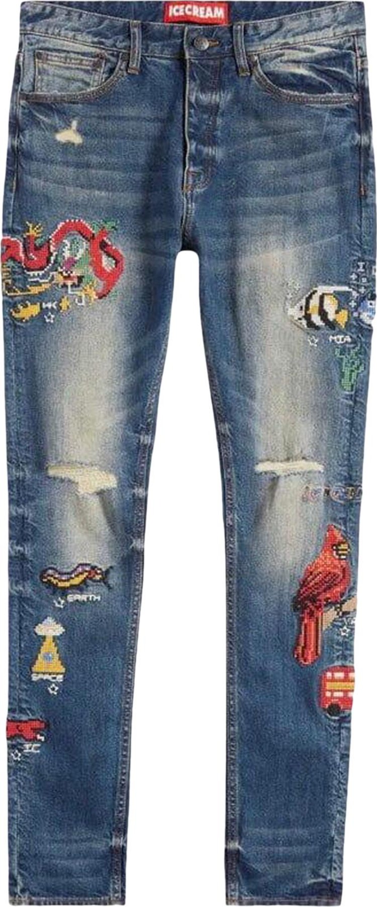 Icecream World Tour Jeans Blueberry Haze