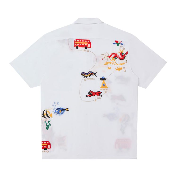 Icecream Traveler Short Sleeve Shirt White
