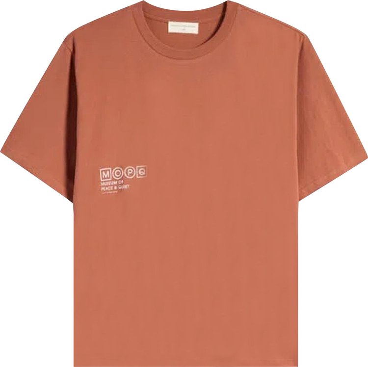 Museum of Peace  Quiet Simple Living T Shirt Coral