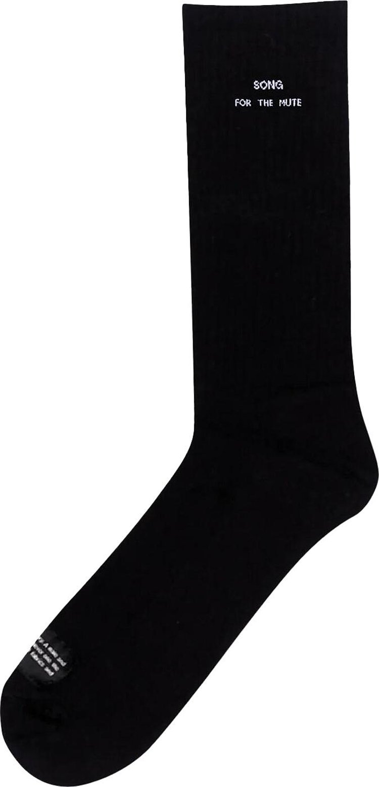 Song for the Mute Logo Socks Black