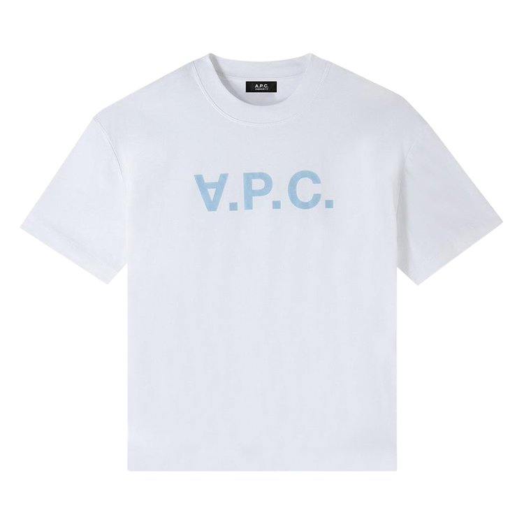 APC Oversize Grand T Shirt WhiteBlue