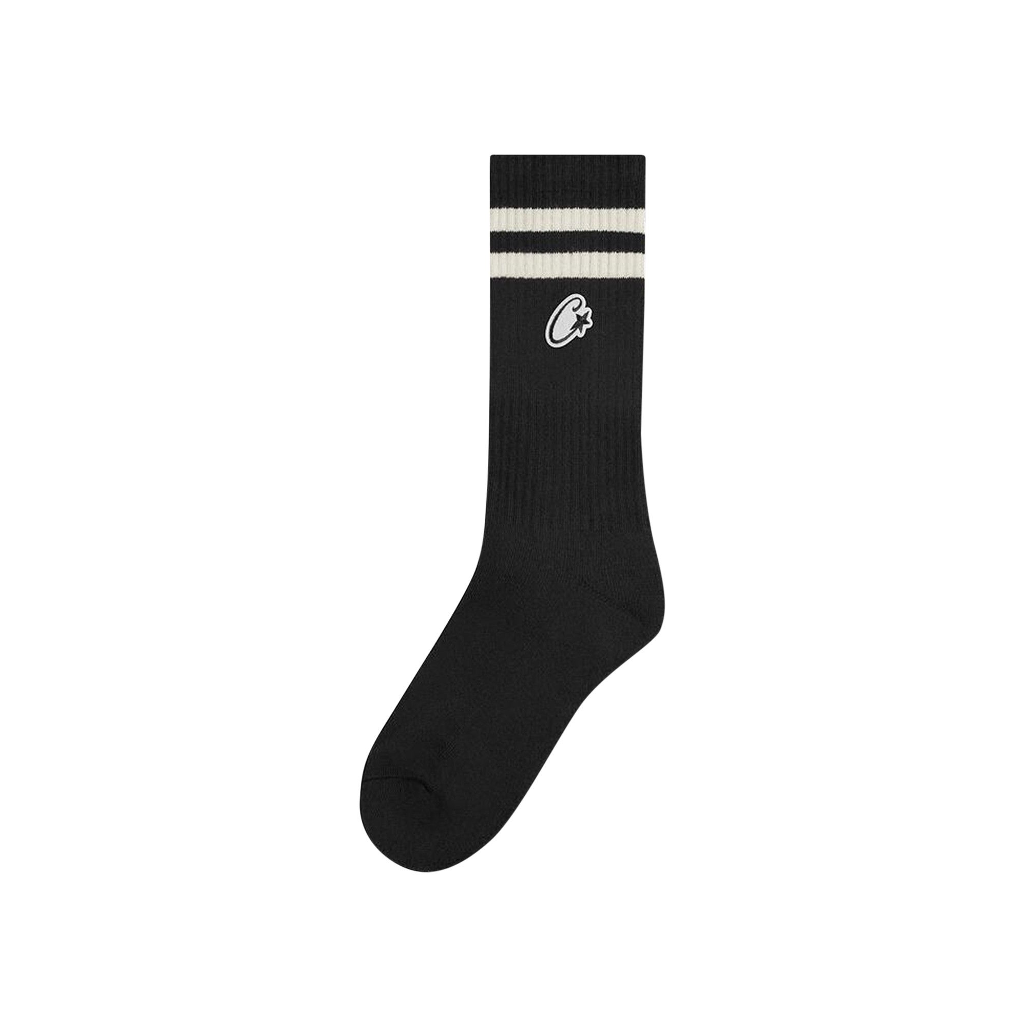 Buy Corteiz Patch Socks 'Black/White' - 7892 1SS240605PS