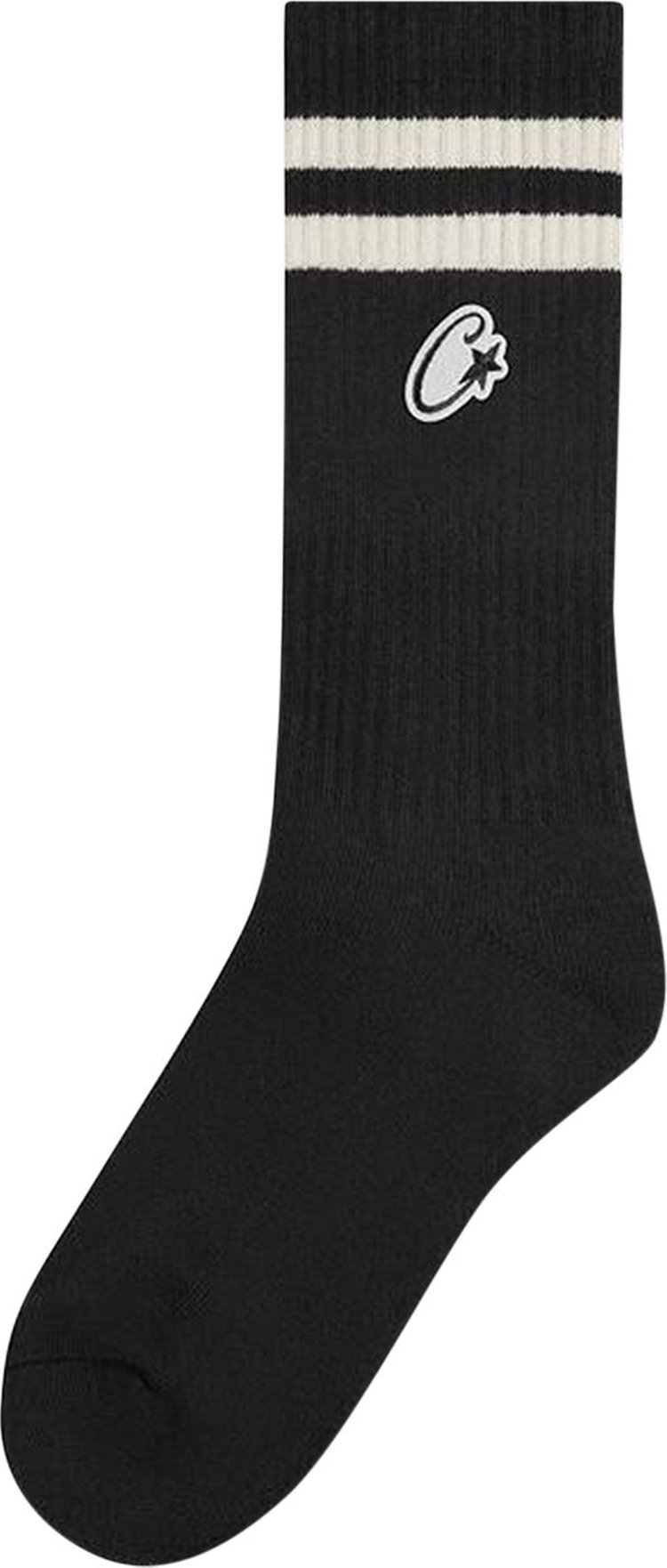 Corteiz Patch Socks BlackWhite