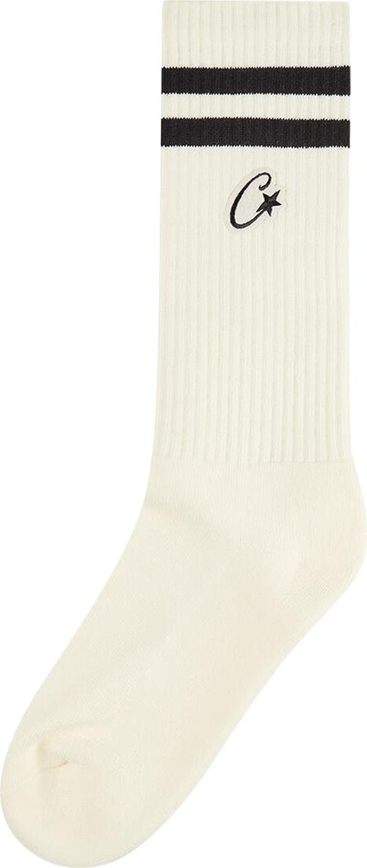 Corteiz Patch Socks WhiteBlack