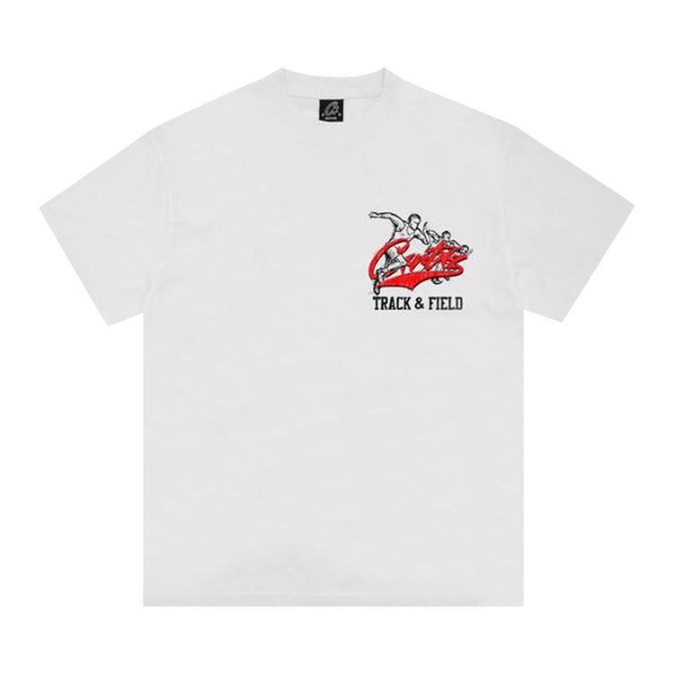 Corteiz Track And Field Tee New Blank White