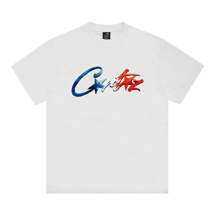 Corteiz Francais Allstarz Tee New Blank White
