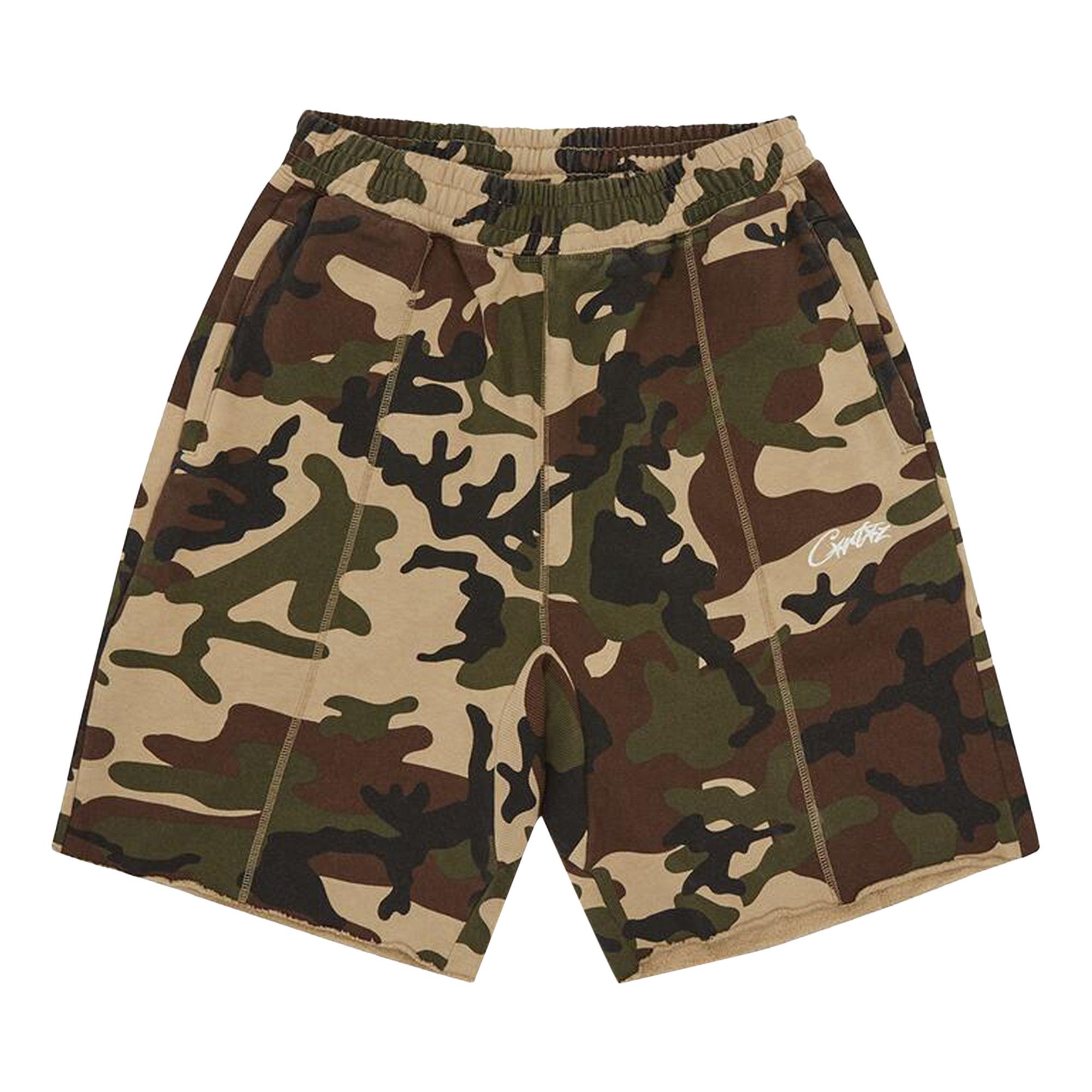 Buy Corteiz HMP Raw Hem Shorts 'Camo' - 7892 1SS240202HRHS CAMO | GOAT