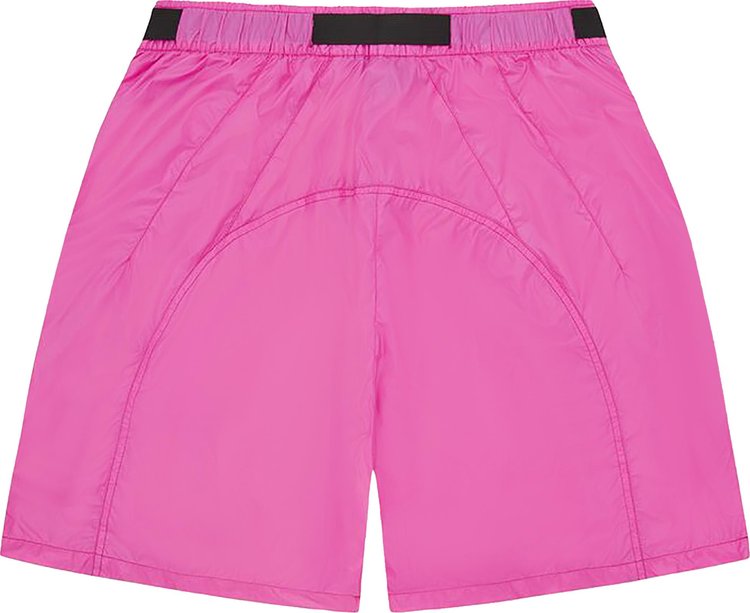 Corteiz Alcatraz Nylon Patch Shorts Hot Pink