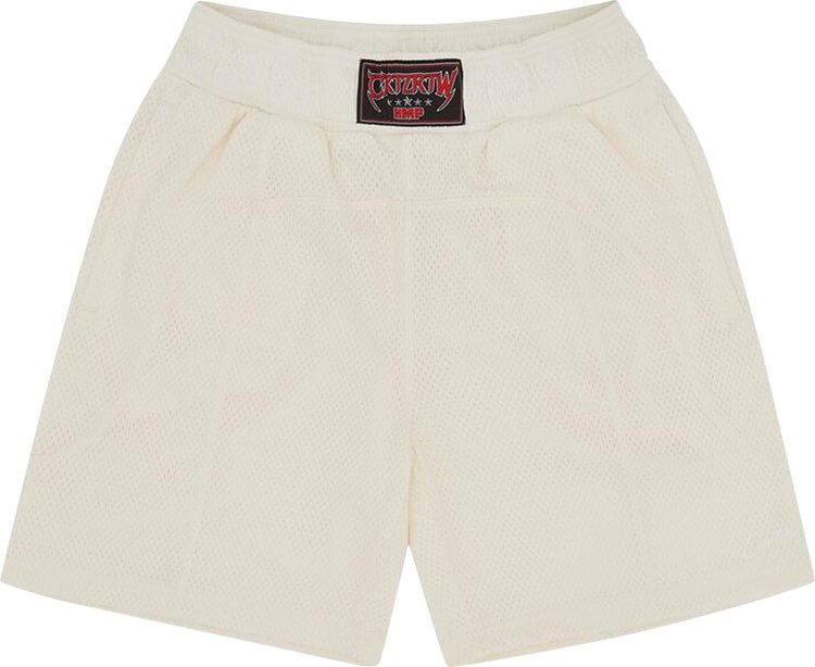 Corteiz HMP Mesh Panel Shorts Cream