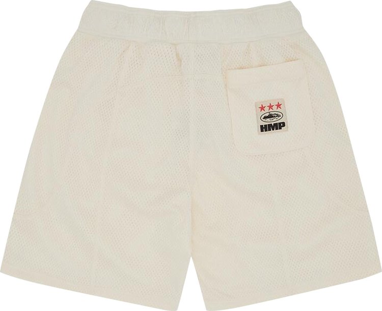 Corteiz HMP Mesh Panel Shorts Cream