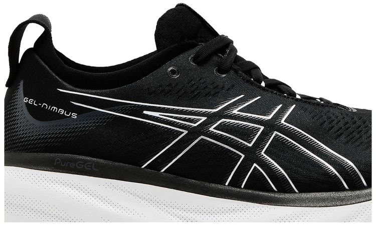ASICS Gel Nimbus 25 Black Pure Silver