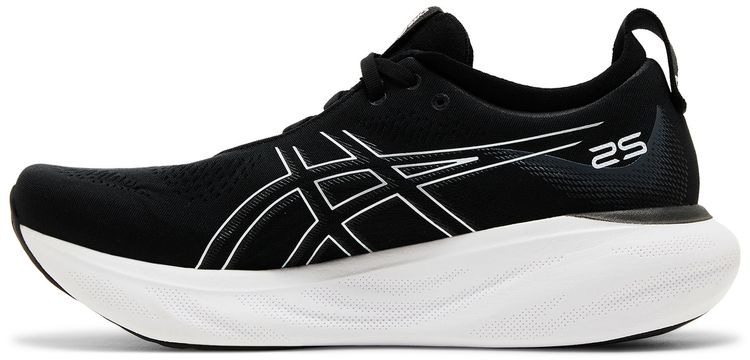 ASICS Gel Nimbus 25 Black Pure Silver