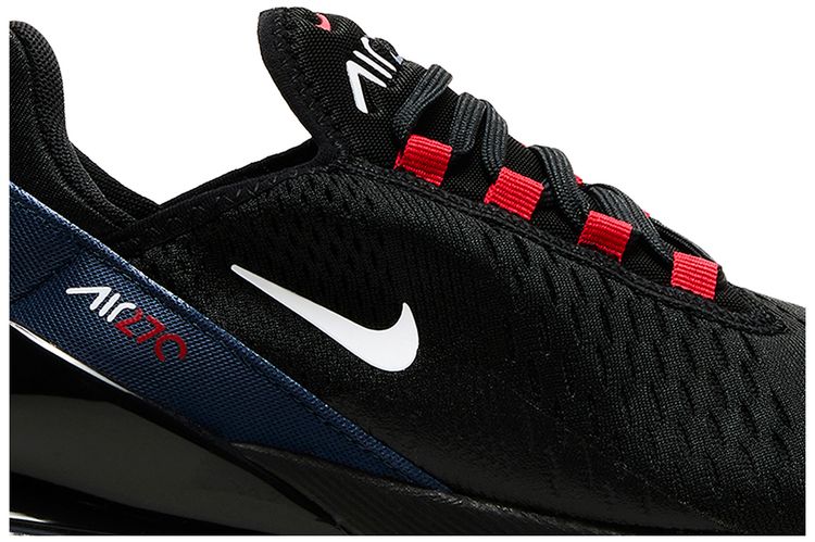Nike Air Max 270 GS Black Midnight Navy Red