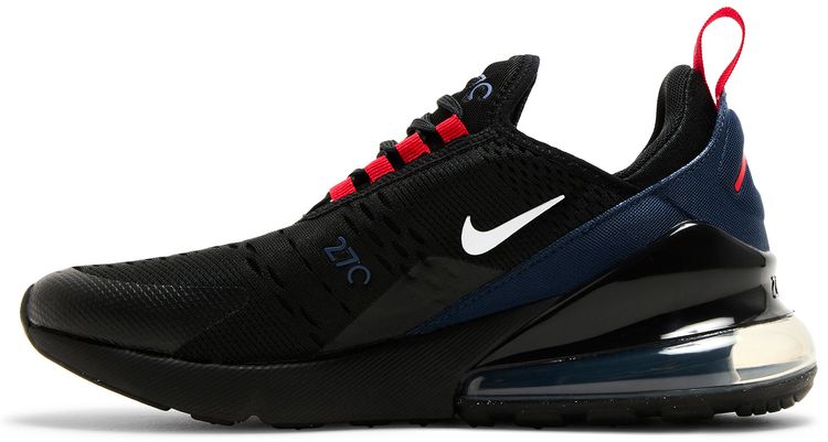 Nike Air Max 270 GS Black Midnight Navy Red
