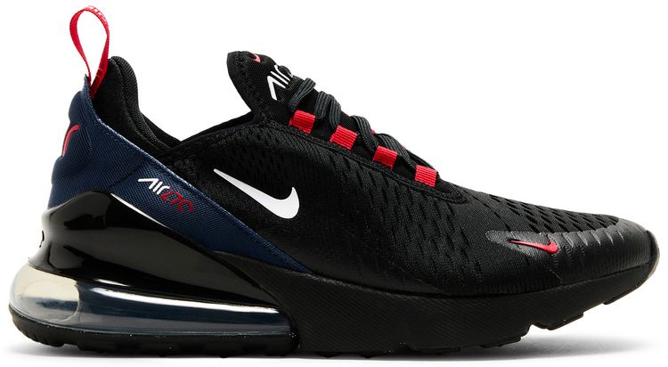 Nike Air Max 270 GS Black Midnight Navy Red