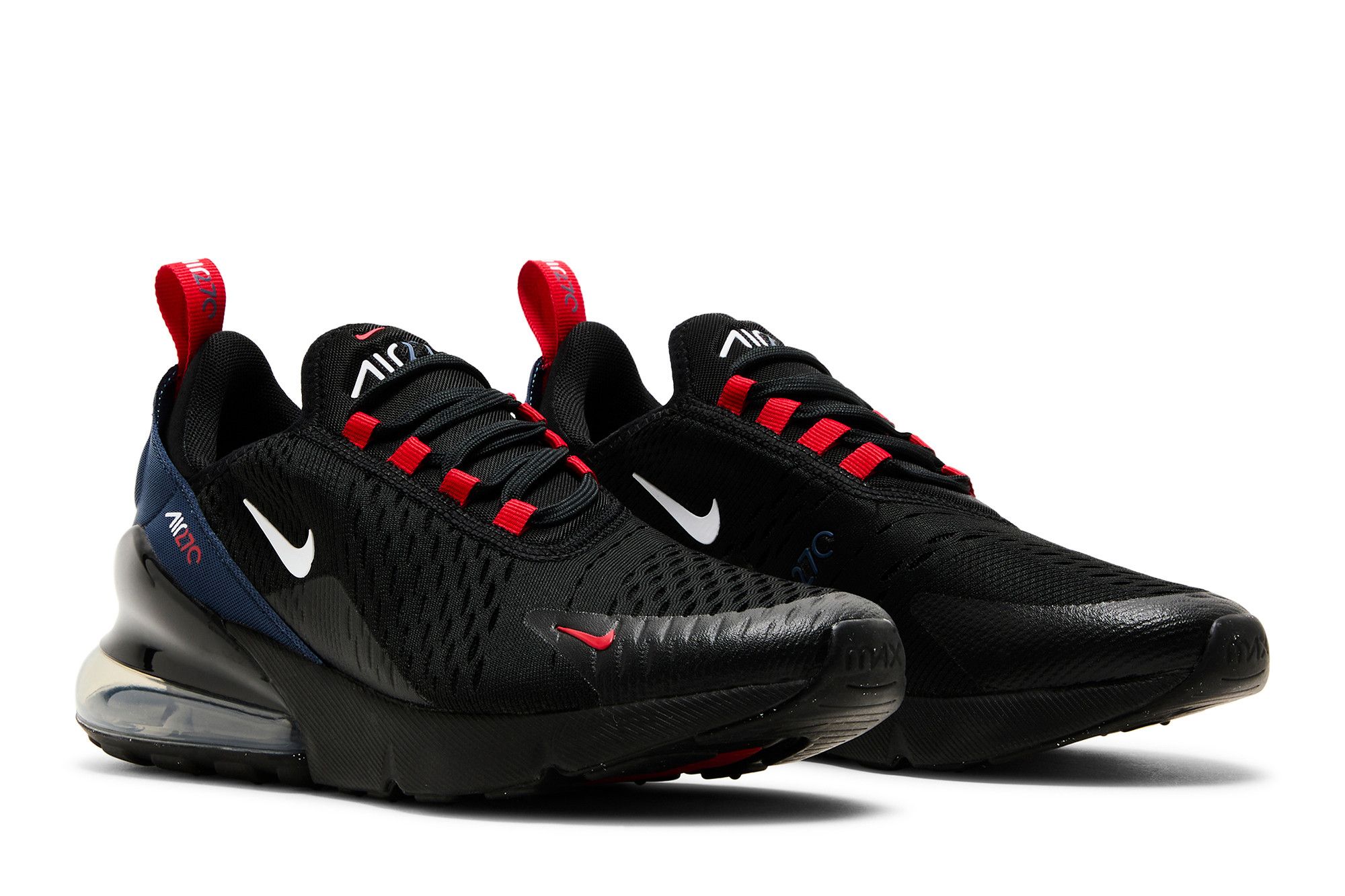 Nike air max 270 black and red hotsell