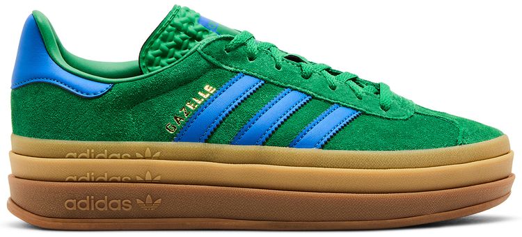 Adidas Wmns Gazelle Bold Green Blue Gum