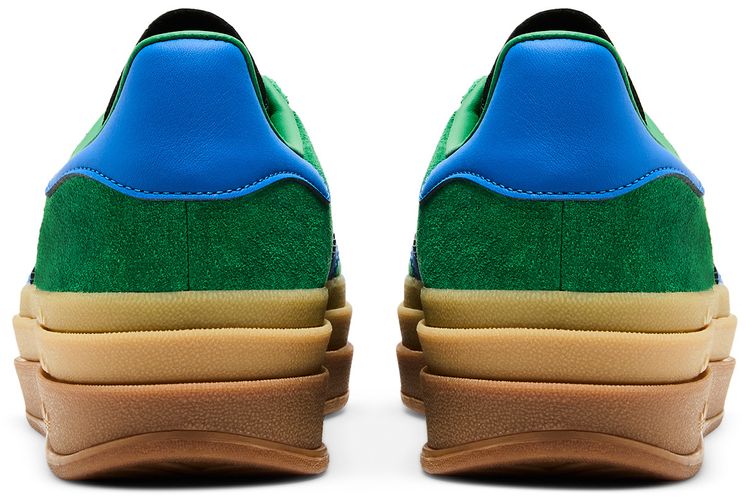Adidas Wmns Gazelle Bold Green Blue Gum