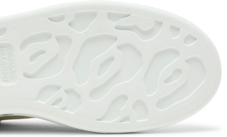 Alexander McQueen Wmns Oversized Sneaker White Grey Snakeskin