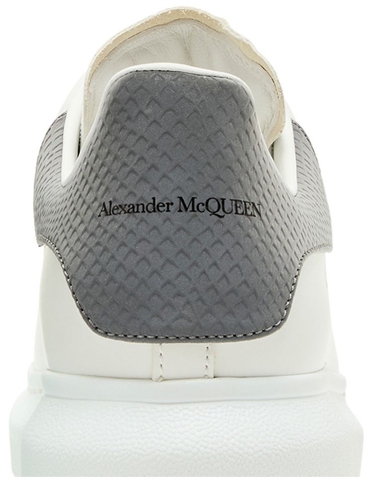 Alexander McQueen Wmns Oversized Sneaker White Grey Snakeskin