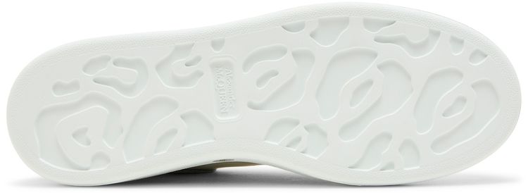 Alexander McQueen Wmns Oversized Sneaker White Grey Snakeskin