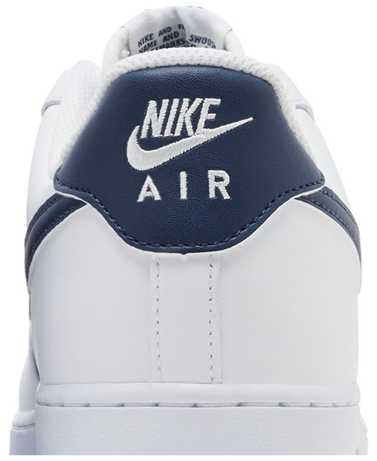 Nike Air Force 1 07 White Midnight Navy