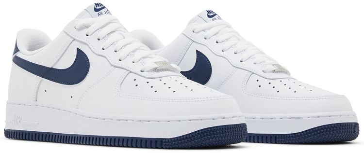 Nike Air Force 1 07 White Midnight Navy