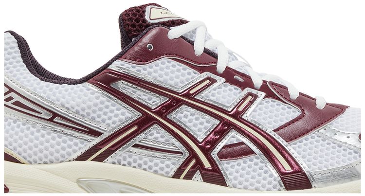 Asics Gel 1130 White Maroon Banner
