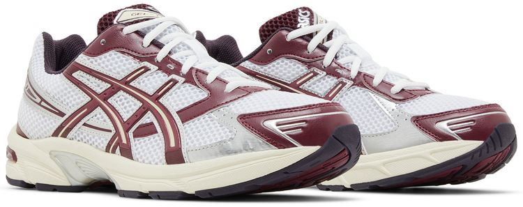 Asics Gel 1130 White Maroon Banner