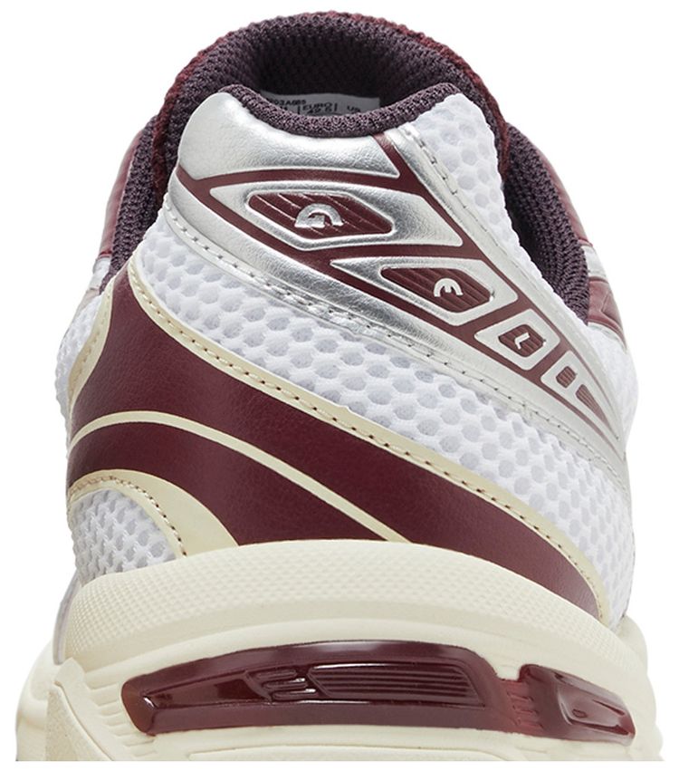 Asics Gel 1130 White Maroon Banner