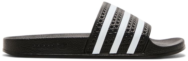 Adidas Adilette Slide J Black White