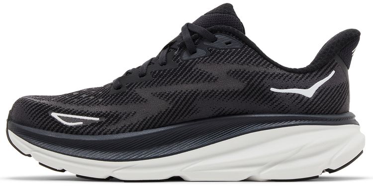 HOKA Wmns Clifton 9 Black White
