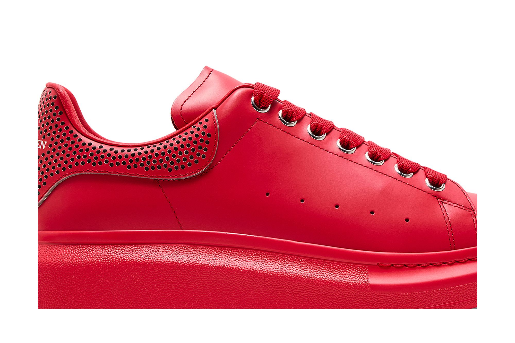 All red alexander mcqueen sneakers clearance