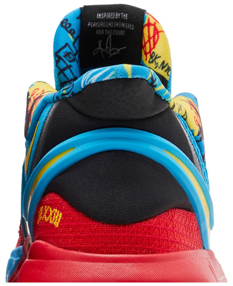 Nike Kyrie 8 GO SE GS Black Blue Tour Yellow