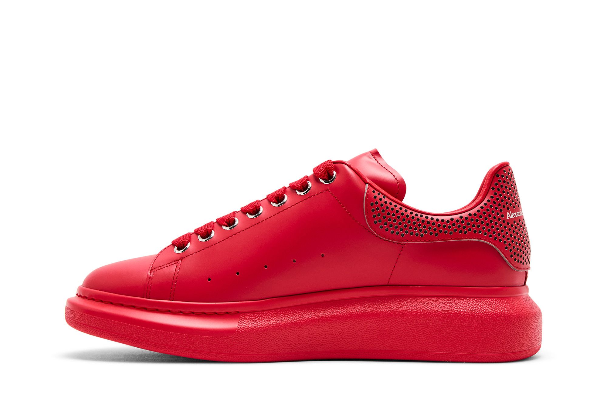 スニーカー Alexander McQueen 735769 WICYN Sneakers Buy Alexander McQueen Oversized Sneaker 'Lust Red Perforated