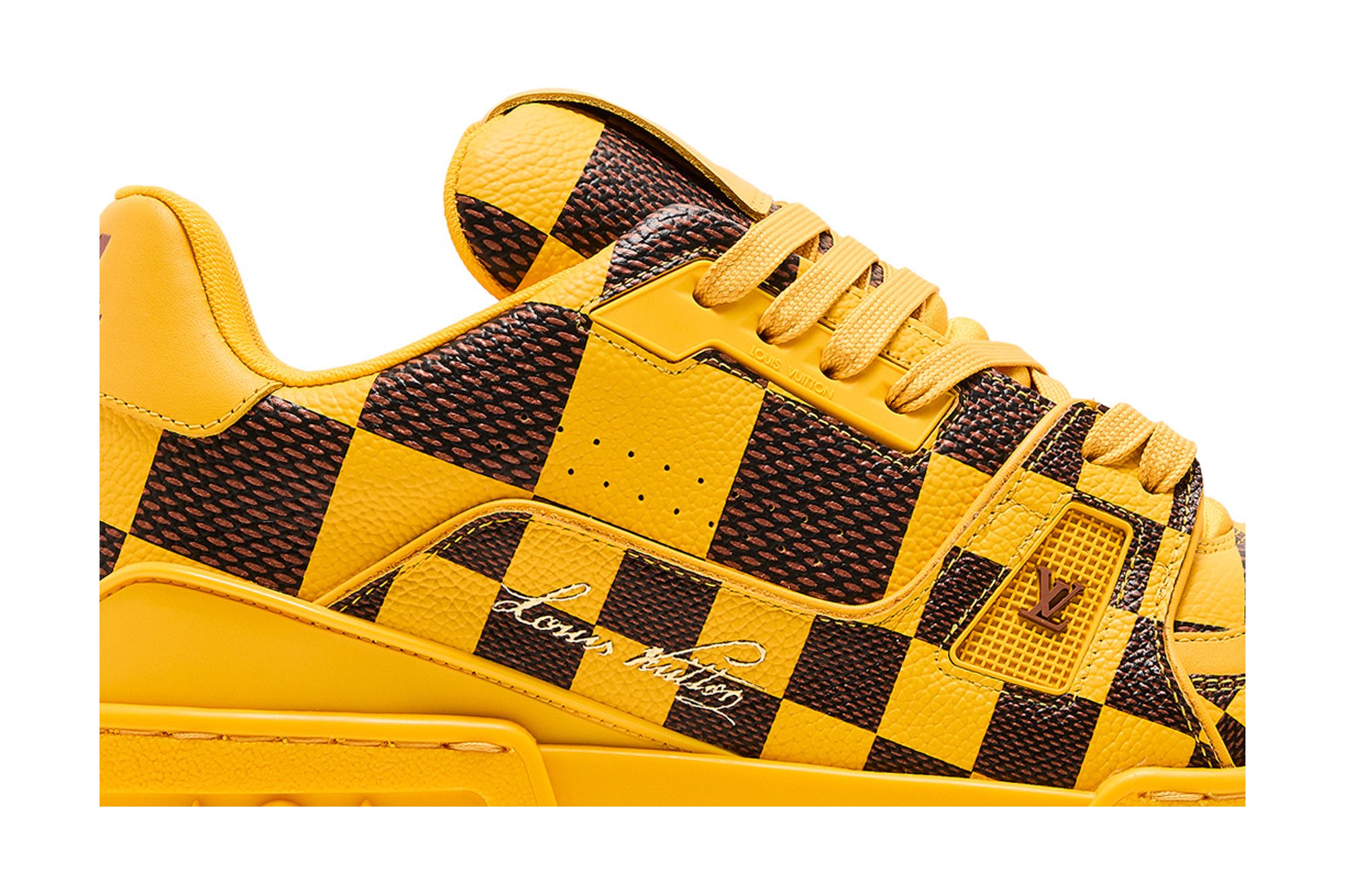 Louis vuitton yellow shoes hotsell