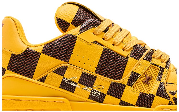 Louis Vuitton Trainer Damier Pop   Yellow