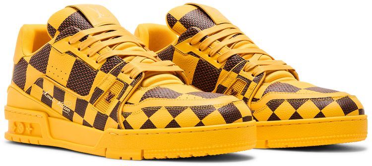 Louis Vuitton Trainer Damier Pop   Yellow