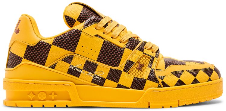 Louis Vuitton Trainer Damier Pop   Yellow