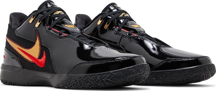 Zoom LeBron NXXT Gen AMPD Black Metallic Gold Red