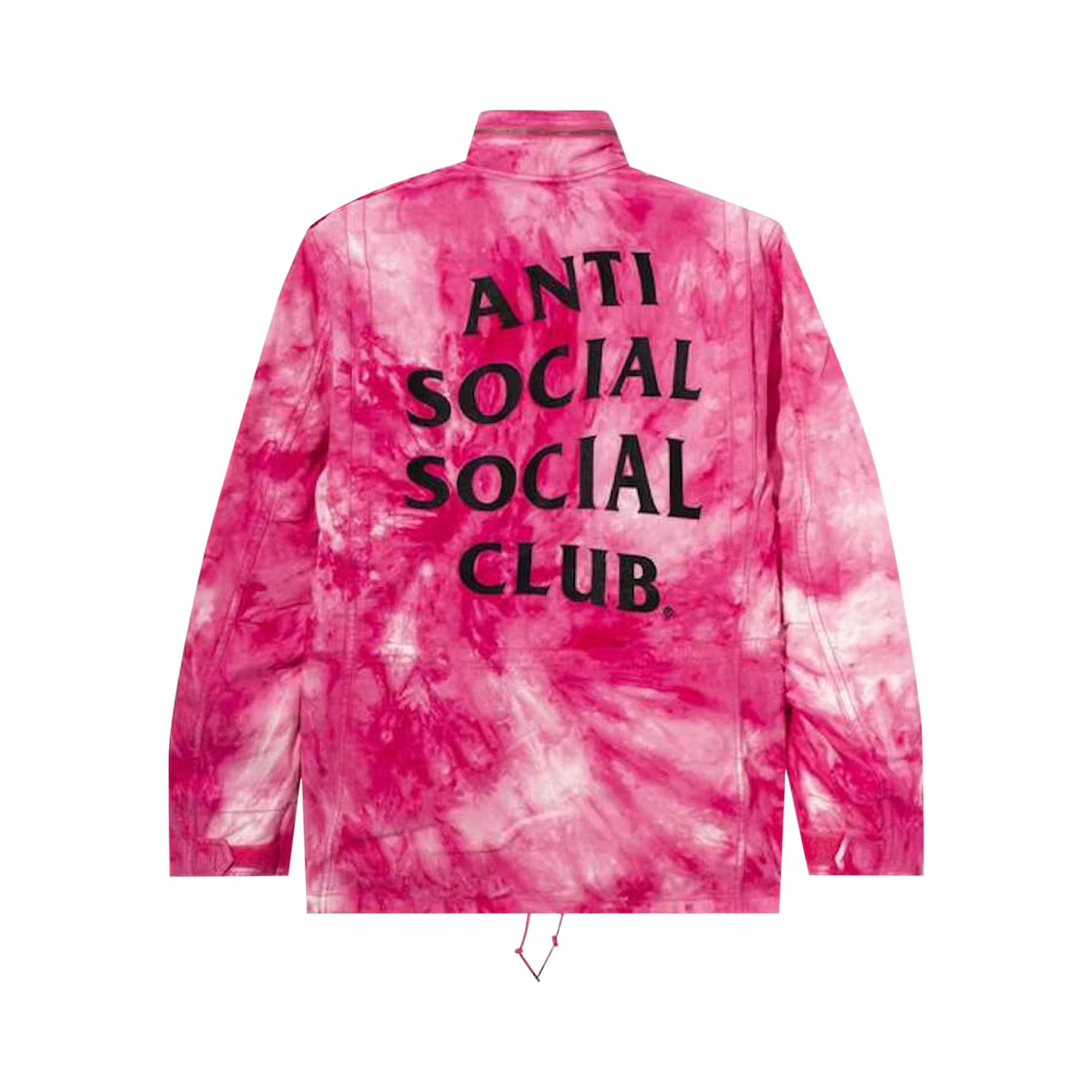 Anti social social club pink jacket 2025