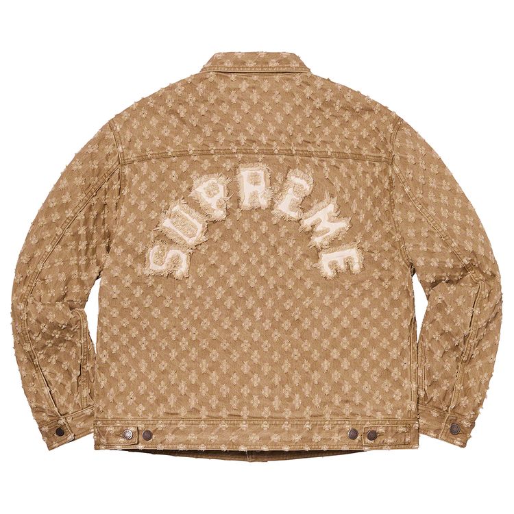 Buy Supreme Hole Punch Denim Trucker Jacket 