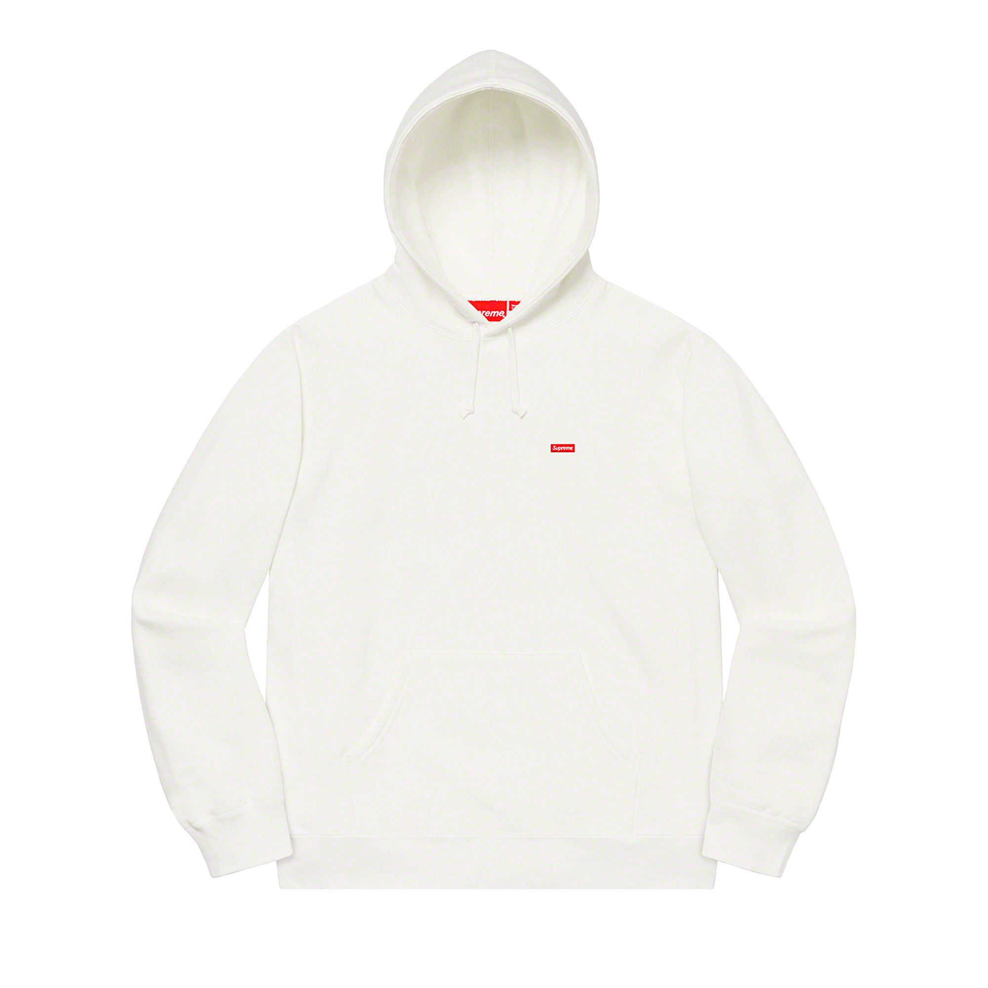 Buy Supreme Small Box Hooded Sweatshirt 'White' - SS20SW69