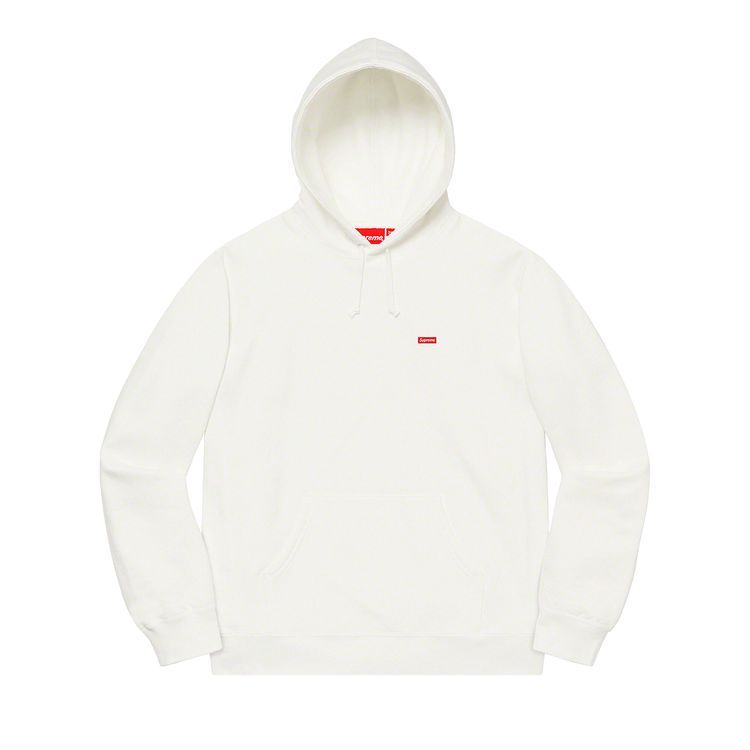 Supreme Small Box Hooded Sweatshirt White