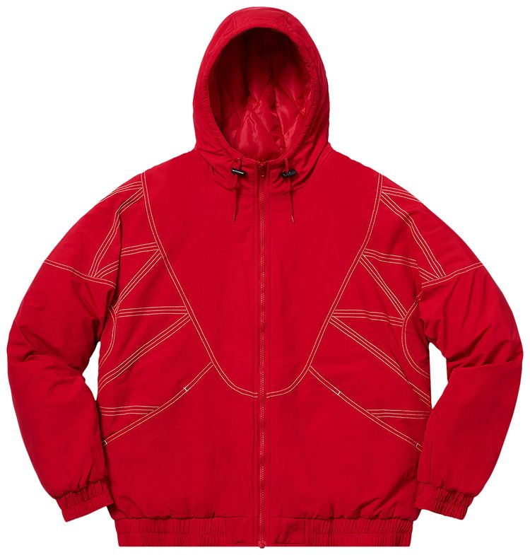 Buy Supreme Zig Zag Stitch Puffy Jacket 